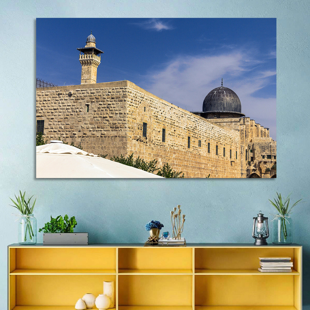 Al Aqsa Mosque, Temple Mount Wall Art in a room, landscape