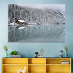 Lake Louise Winter Reflection Wall Art