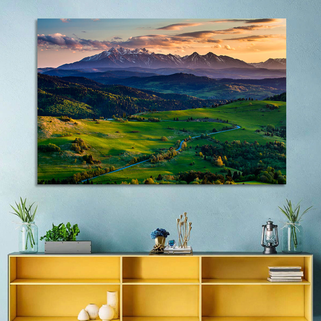 Tatras Golden Hour Vista Wall Art