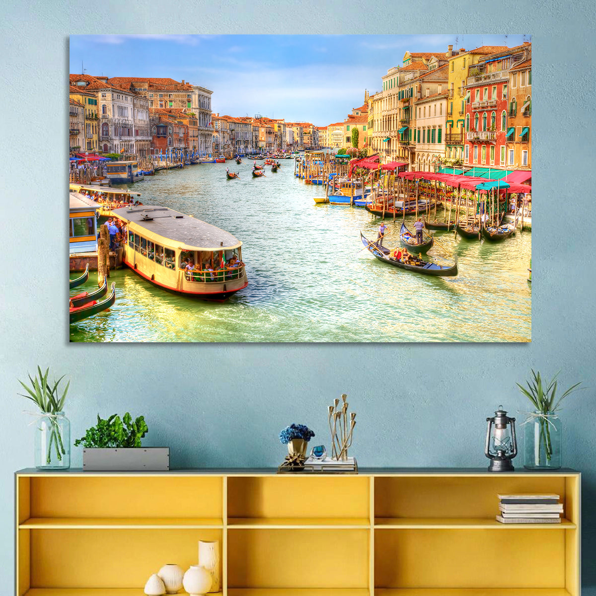 Grand Canal, Venice Wall Art in a room, landscape