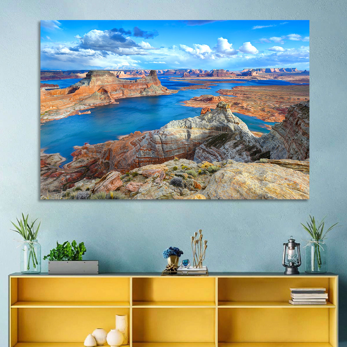 Alstrom Point Arizona Wall Art in a room, landscape