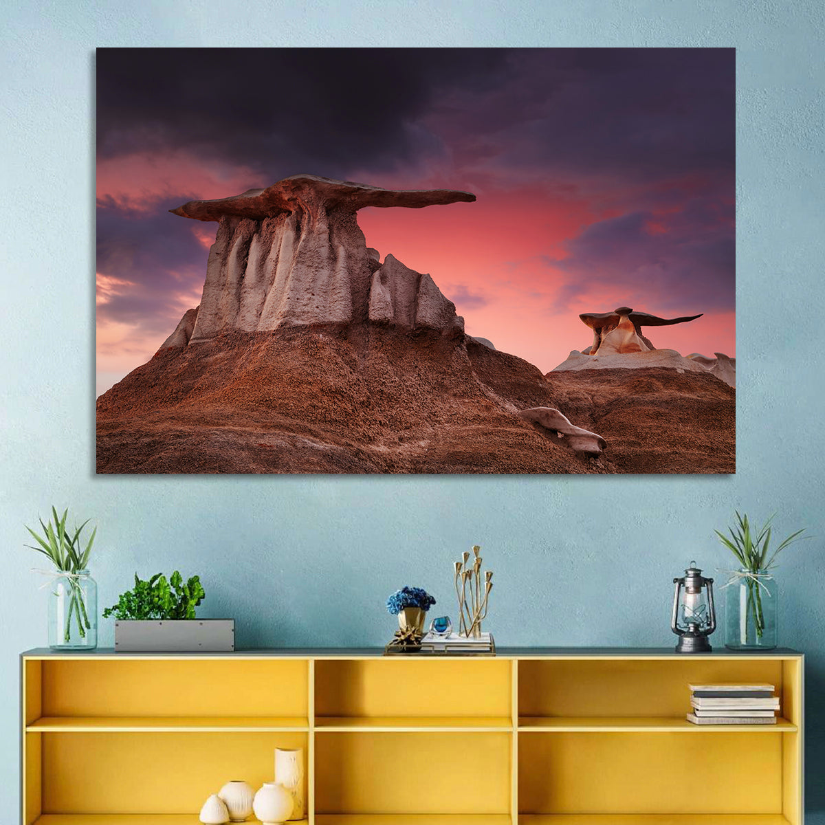 Wings Formation, Bisti Hoodoos Wall Art