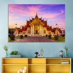 Wat Benchamabophit at Dusk Wall Art
