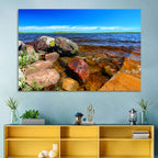 Lake Gogebic Rocky Shoreline Wall Art
