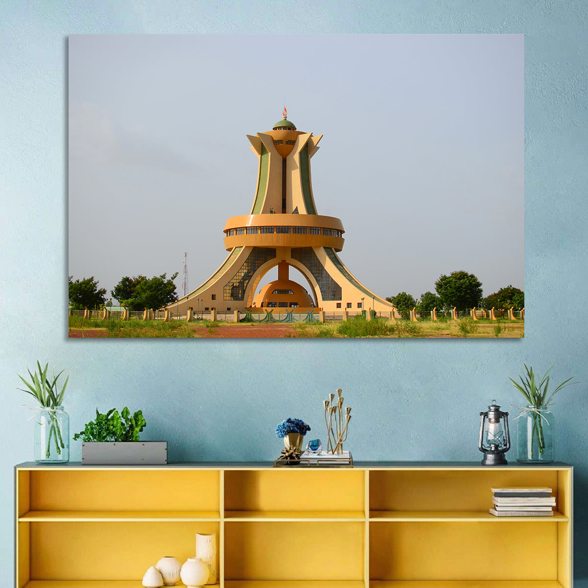 Ouagadougou National Monument Wall Art in a room, landscape