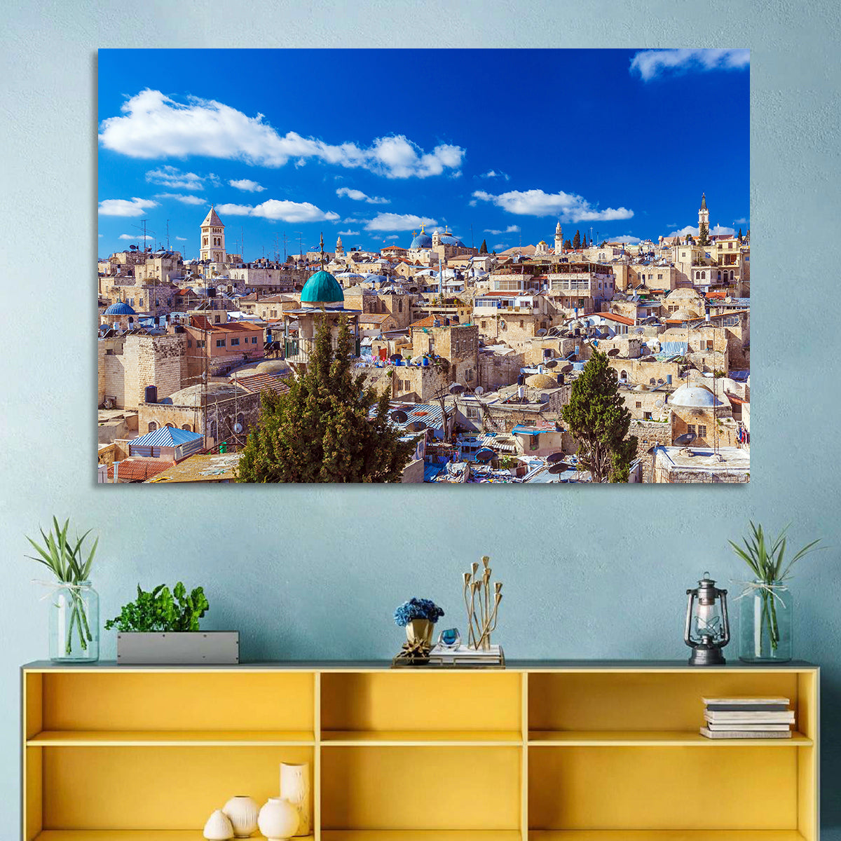 Jerusalem Old City Rooftops Wall Art