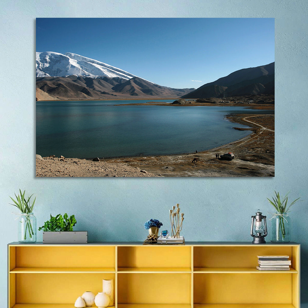 Muztahgata and Karakul Lake Wall Art