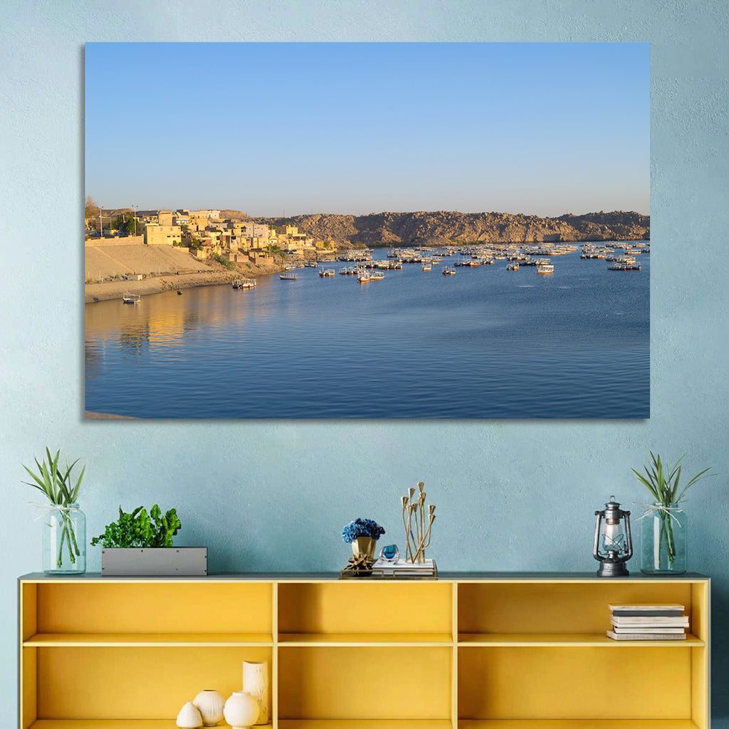 Lake Nasser Harbor View Wall Art