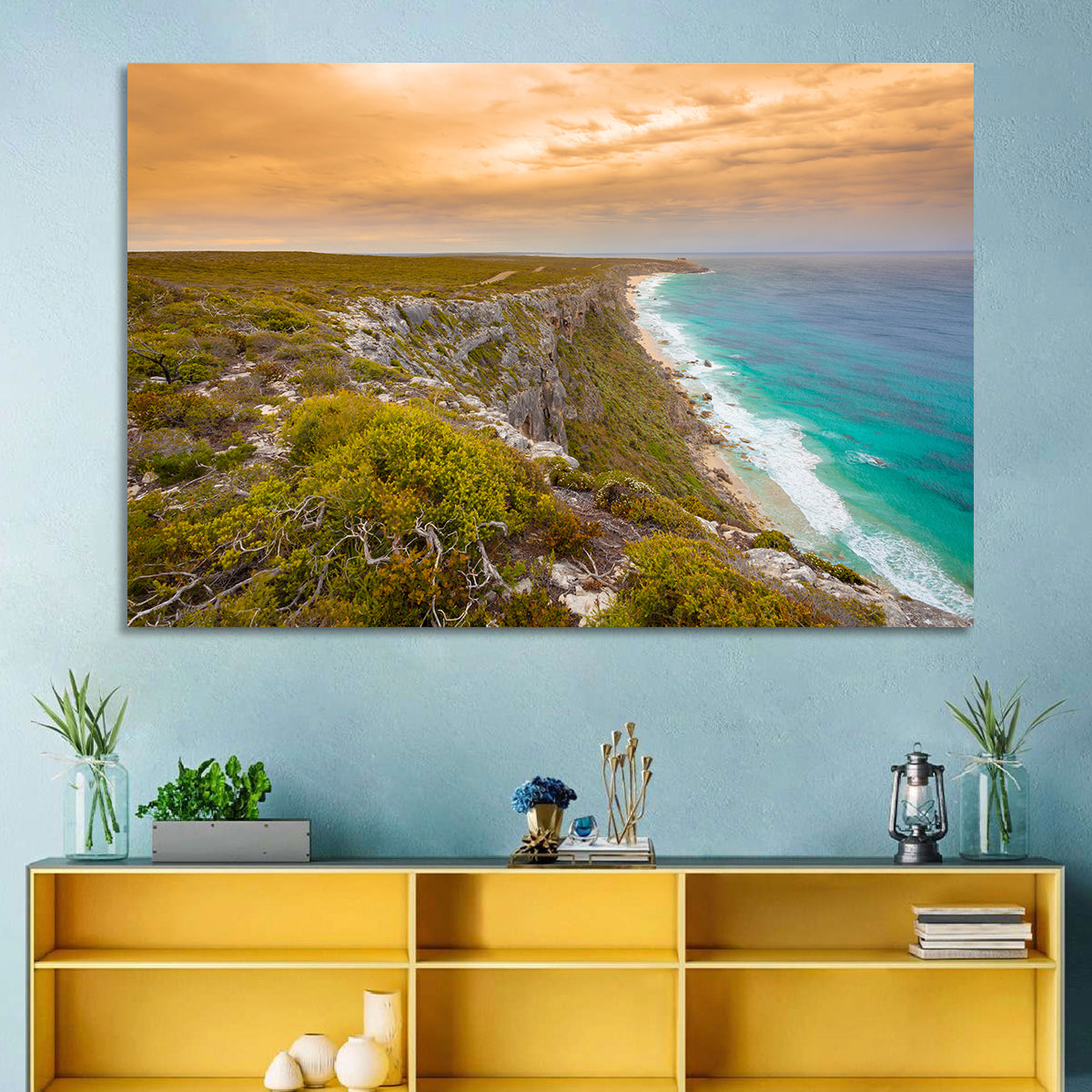 Kangaroo Island Turquoise Cliff Coast Wall Art