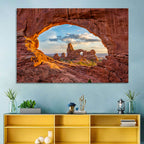Turret Arch Through North Window Wall Art