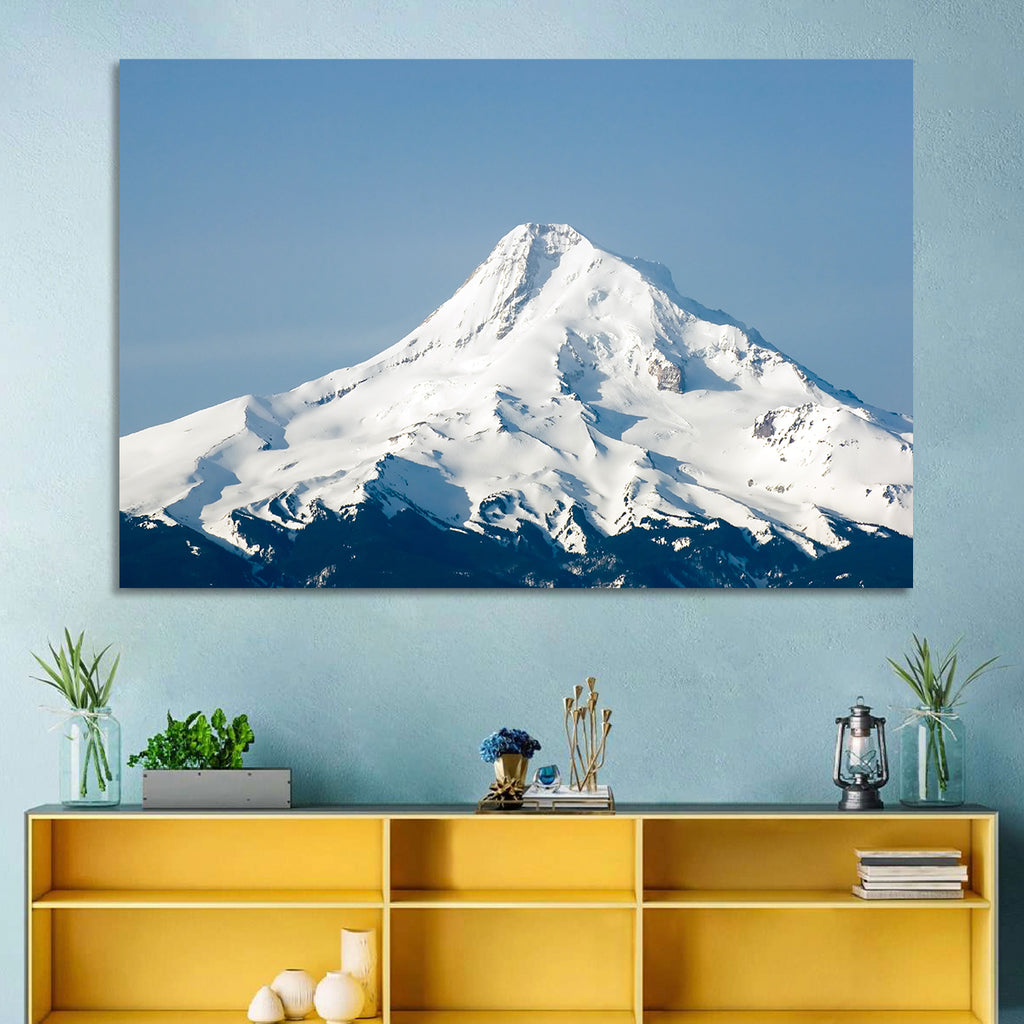 Mount Hood Winter Peak Wall Art