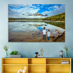 Pyramid Lake Reflection Wall Art