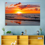 Sunset Over the Baltic Wall Art