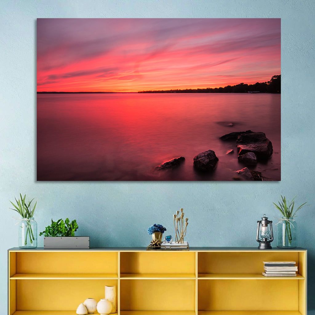 Lake Simcoe Sunset Wall Art