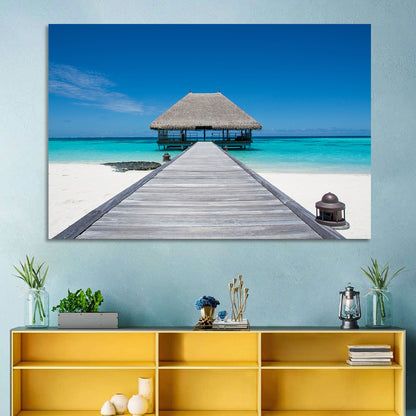 Maldives Tropical Beach Wall Art