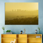 Westwood Los Angeles in Golden Haze Wall Art