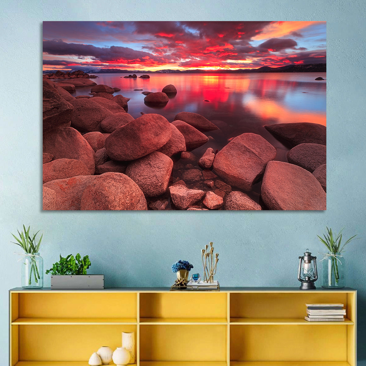 Lake Tahoe Sunset Wall Art