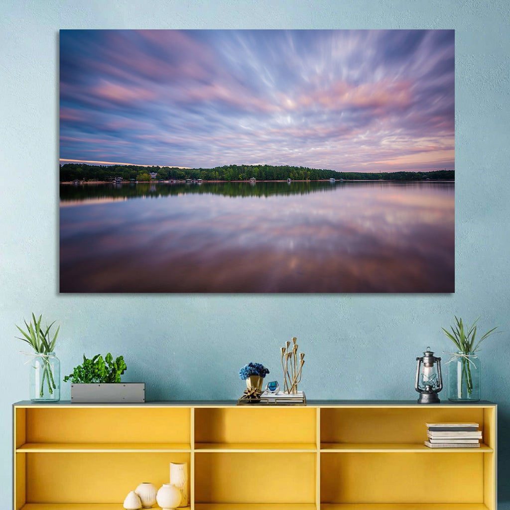 Lake Norman Morning Reflection Wall Art