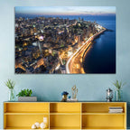 Beirut Corniche at Dusk Wall Art