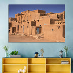 Taos Pueblo North House Wall Art