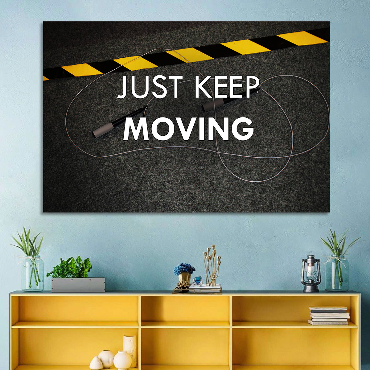 Just Keep Moving II Wall Art