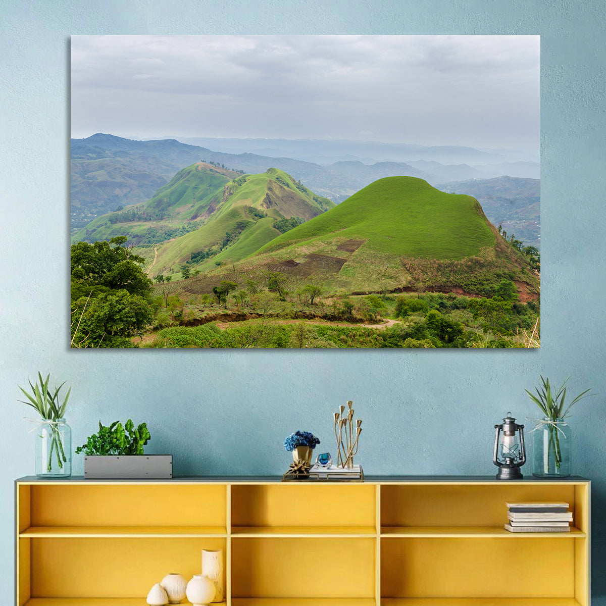 Rolling Summer Hills Wall Art