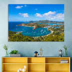 Shirley Heights Harbour View Wall Art