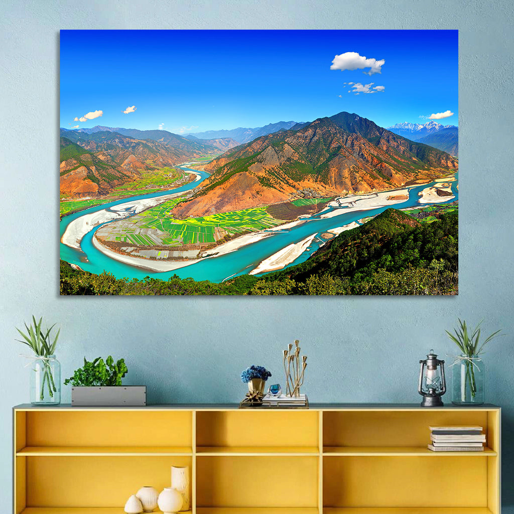 First Bend of the Yangtze, Lijiang Wall Art