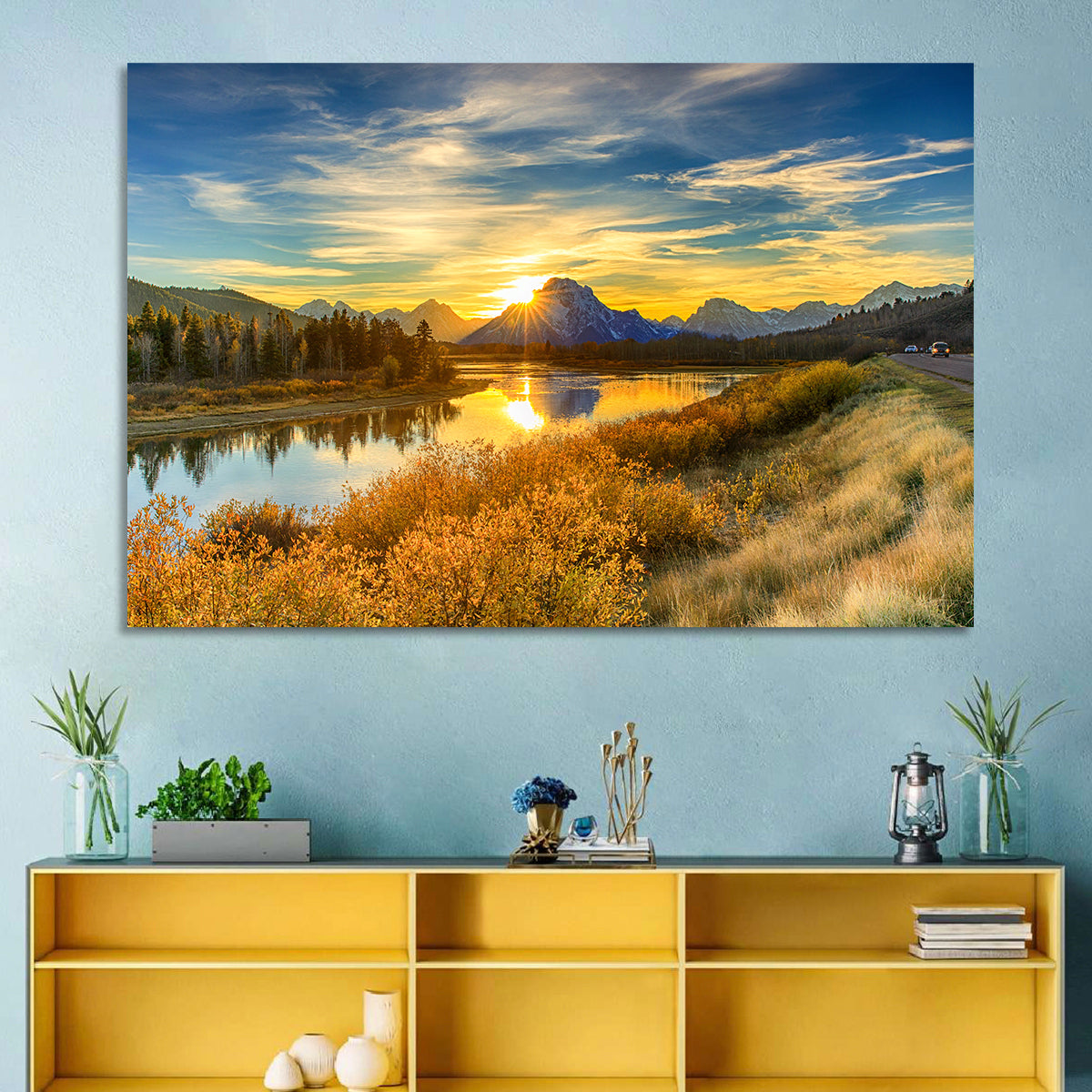 Oxbow Bend Sunrise Wall Art