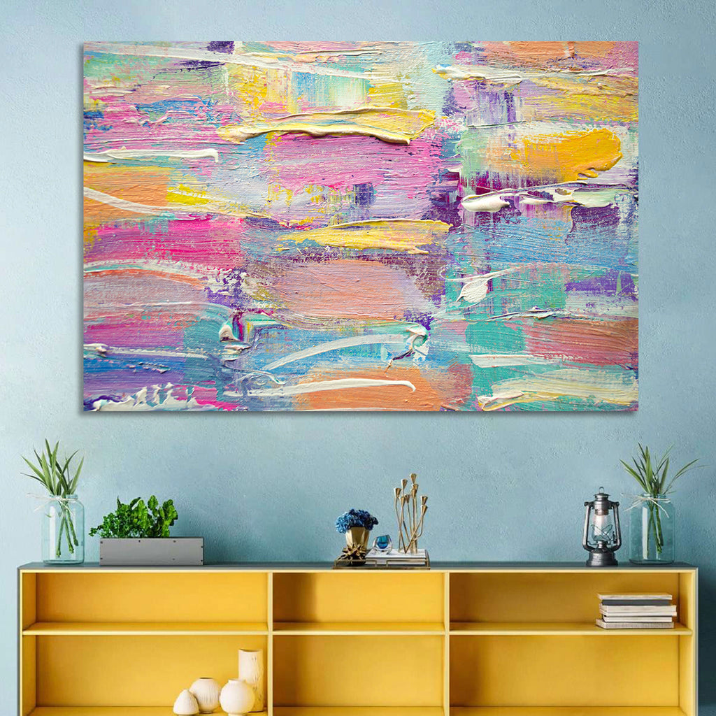 Rough Board Brushstrokes Wall Art