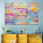 Rough Board Brushstrokes Wall Art