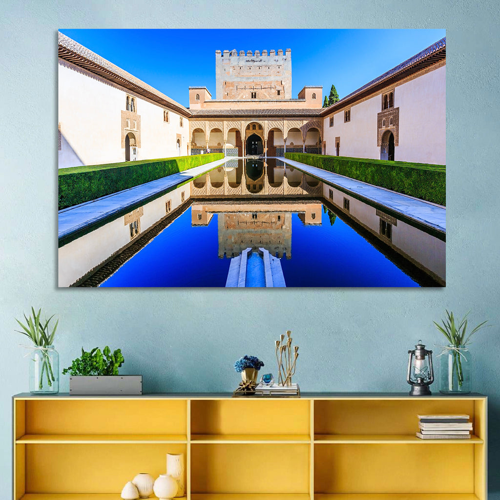 Court of the Myrtles, Alhambra Granada Wall Art