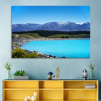 Lake Pukaki Turquoise View Wall Art