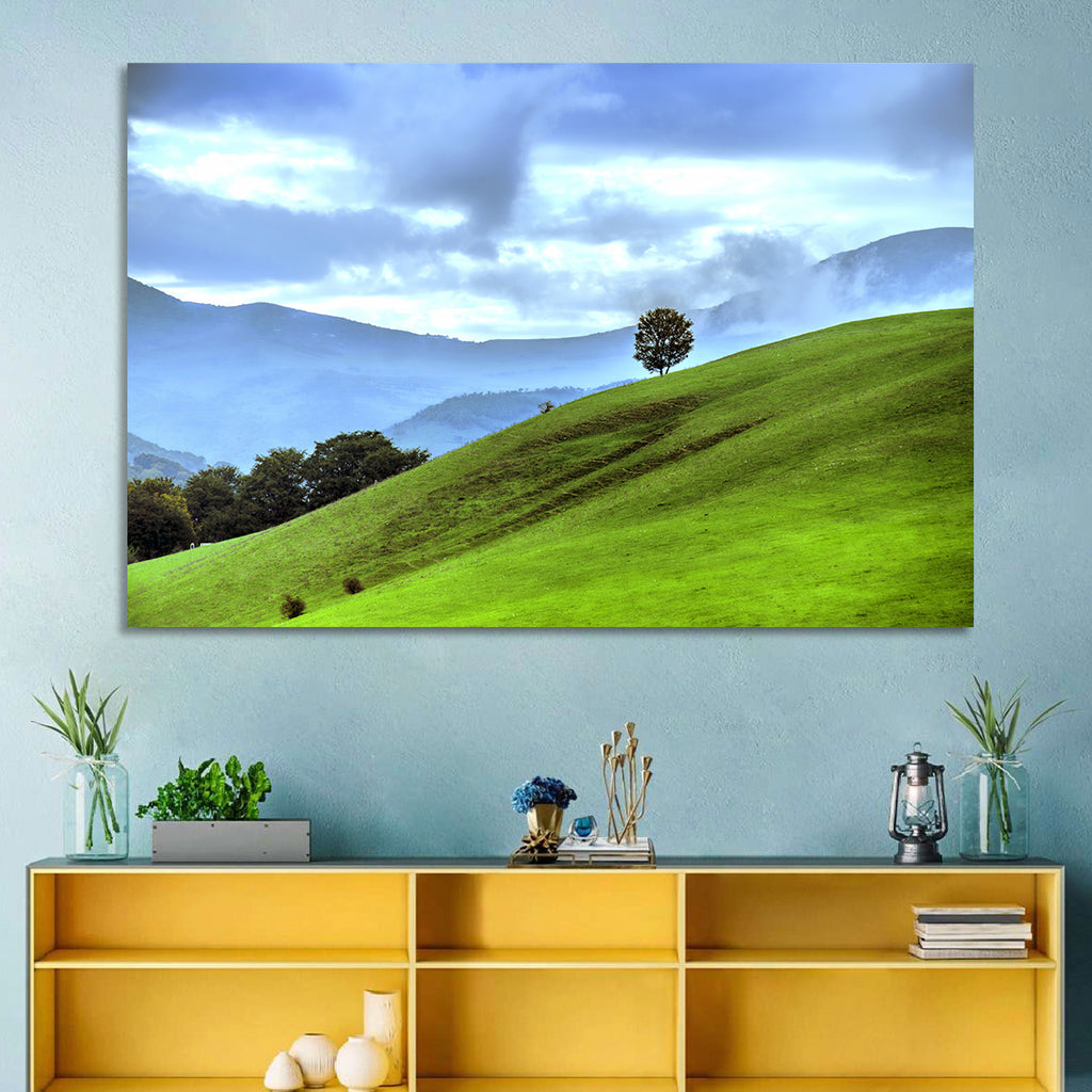 Talish Hillside with Lone Tree Wall Art
