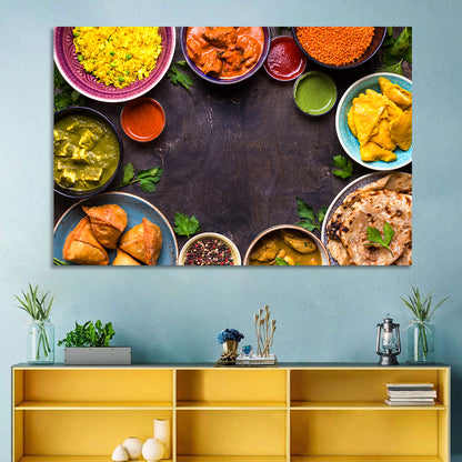 Indian Food Wall Art