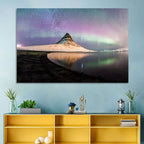 Kirkjufell Under the Milky Way Wall Art