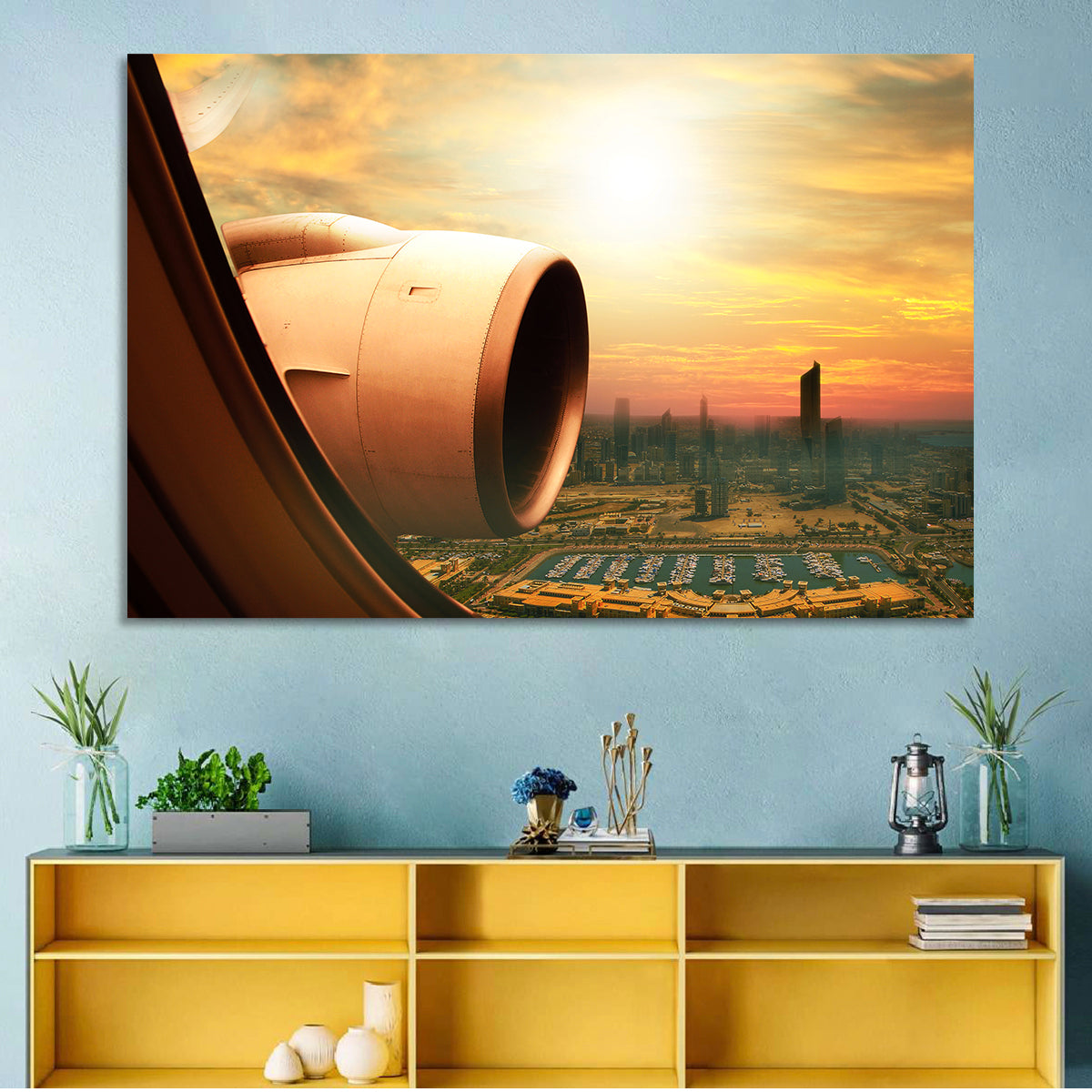 Kuwait City at Golden Hour Wall Art