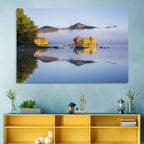Autumn Morning at Chittenden Lake, Vermont Wall Art