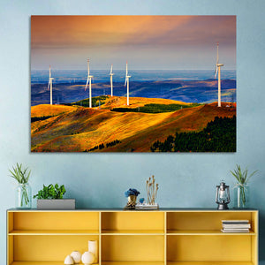 Windmill Power Stations Wall Art