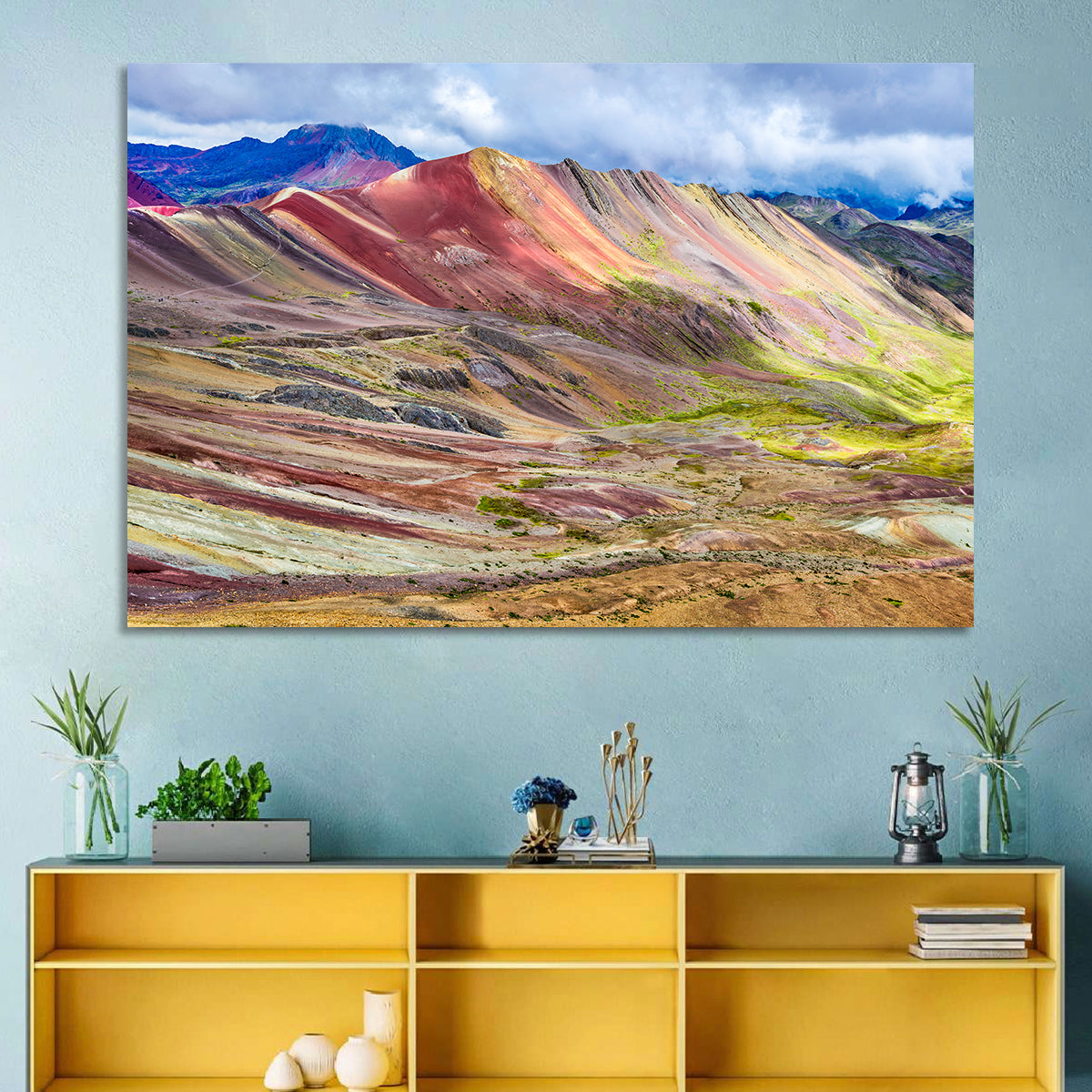 Vinicunca Rainbow Mountain Peru Wall Art