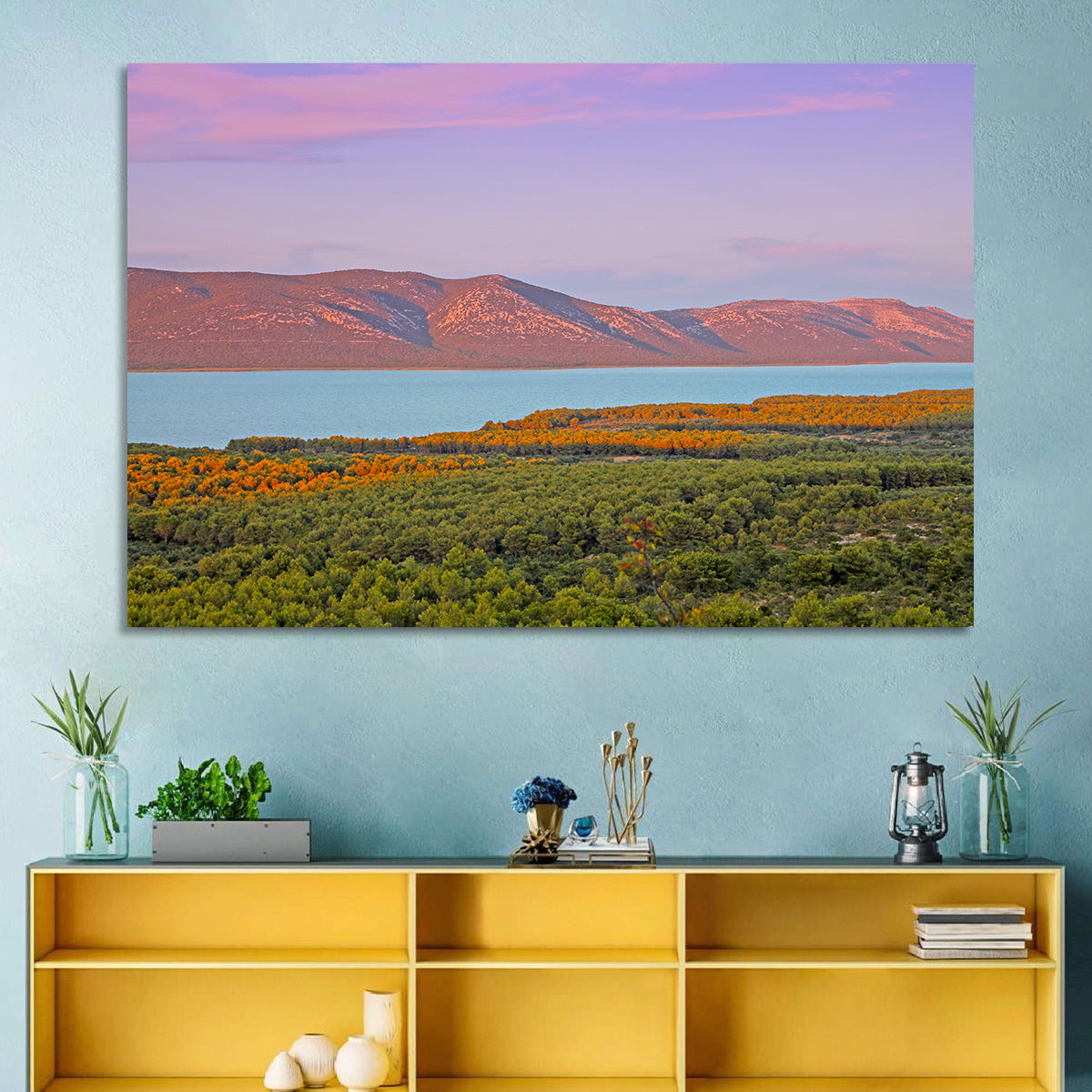 Lake Vrana Golden Hour Wall Art