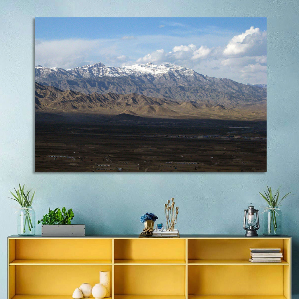Snow-capped Afghan Mountains Wall Art
