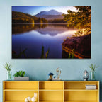 Mt Shasta Reflection at Lake Siskiyou Wall Art