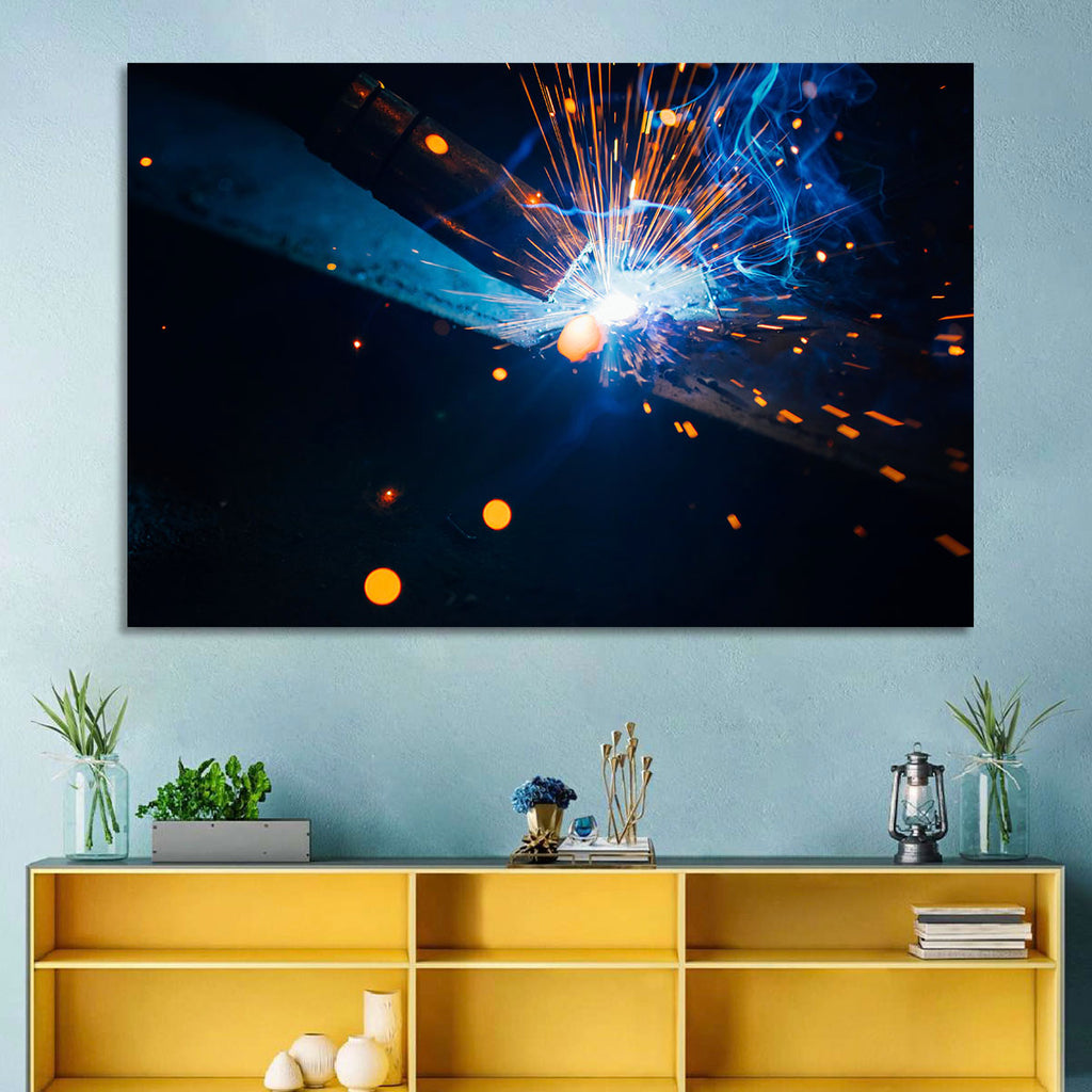 Molten Metal Sparks Wall Art