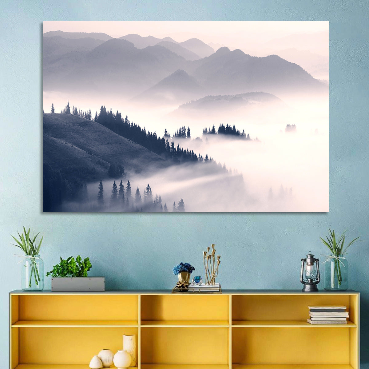 Carpathian Morning Mist Wall Art