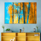 Blue Autumn Reflection Wall Art