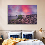 Amelia Island Sunset Bridge Wall Art
