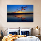 Lake Livingston Sunset Reflection Wall Art