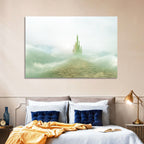 Cobblestone Path to Emerald Castle Wall Art