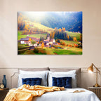 Santa Maddalena Golden Hour Wall Art